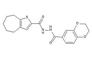 N'-(5,6,7,8-tetrahydro-4H-cyclohepta[b]thiophene-2-carbonyl)-2,3-dihydro-1,4-benzodioxine-6-carbohydrazide