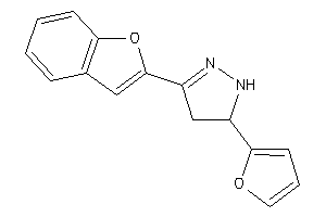 3-(benzofuran-2-yl)-5-(2-furyl)-2-pyrazoline