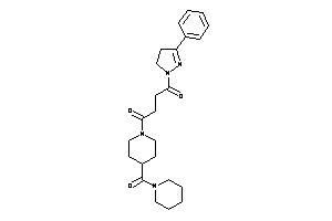 1-(3-phenyl-2-pyrazolin-1-yl)-4-[4-(piperidine-1-carbonyl)piperidino]butane-1,4-dione