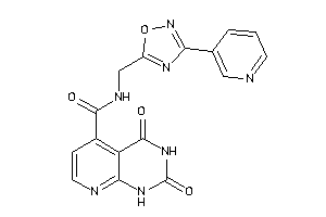 2,4-diketo-N-[[3-(3-pyridyl)-1,2,4-oxadiazol-5-yl]methyl]-1H-pyrido[2,3-d]pyrimidine-5-carboxamide