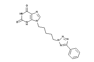 9-[5-(5-phenyltetrazol-2-yl)pentyl]xanthine