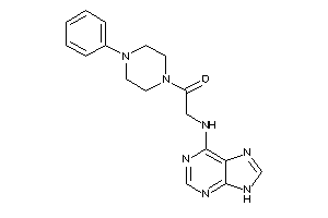 1-(4-phenylpiperazino)-2-(9H-purin-6-ylamino)ethanone