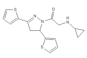 1-[3,5-bis(2-thienyl)-2-pyrazolin-1-yl]-2-(cyclopropylamino)ethanone