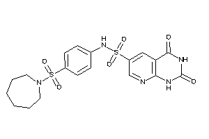 N-[4-(azepan-1-ylsulfonyl)phenyl]-2,4-diketo-1H-pyrido[2,3-d]pyrimidine-6-sulfonamide