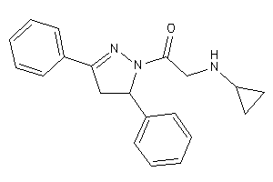 2-(cyclopropylamino)-1-(3,5-diphenyl-2-pyrazolin-1-yl)ethanone