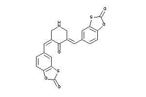 3,5-bis[(2-keto-1,3-benzoxathiol-5-yl)methylene]-4-piperidone