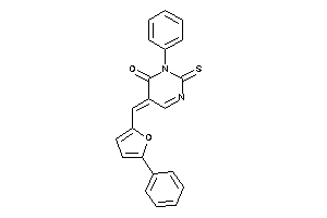 3-phenyl-5-[(5-phenyl-2-furyl)methylene]-2-thioxo-pyrimidin-4-one