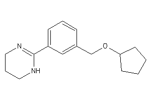 2-[3-(cyclopentoxymethyl)phenyl]-1,4,5,6-tetrahydropyrimidine