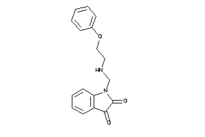 1-[(2-phenoxyethylamino)methyl]isatin