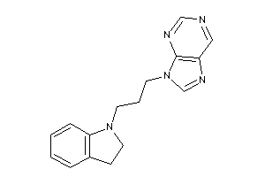 9-(3-indolin-1-ylpropyl)purine