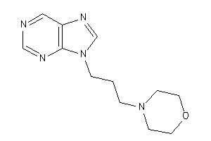 4-(3-purin-9-ylpropyl)morpholine