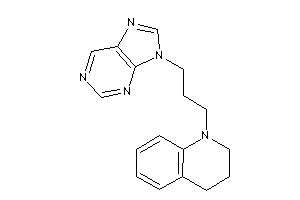 1-(3-purin-9-ylpropyl)-3,4-dihydro-2H-quinoline