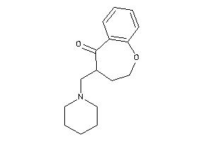 4-(piperidinomethyl)-3,4-dihydro-2H-1-benzoxepin-5-one