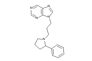 9-[3-(2-phenylpyrrolidino)propyl]purine