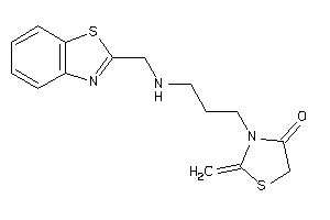 3-[3-(1,3-benzothiazol-2-ylmethylamino)propyl]-2-methylene-thiazolidin-4-one