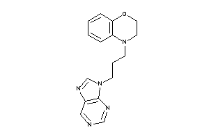 4-(3-purin-9-ylpropyl)-2,3-dihydro-1,4-benzoxazine