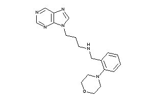 (2-morpholinobenzyl)-(3-purin-9-ylpropyl)amine