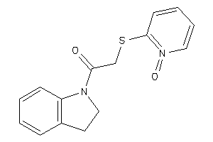 1-indolin-1-yl-2-[(1-keto-2-pyridyl)thio]ethanone