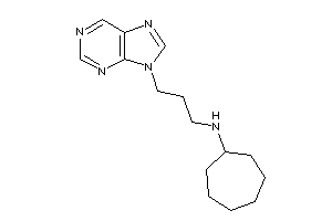 Cycloheptyl(3-purin-9-ylpropyl)amine