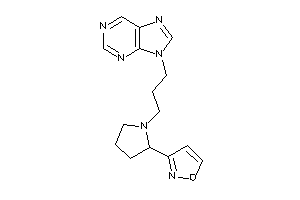 3-[1-(3-purin-9-ylpropyl)pyrrolidin-2-yl]isoxazole