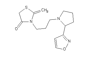 3-[3-(2-isoxazol-3-ylpyrrolidino)propyl]-2-methylene-thiazolidin-4-one