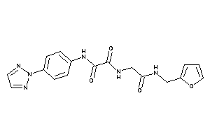 N-[2-(2-furfurylamino)-2-keto-ethyl]-N'-[4-(triazol-2-yl)phenyl]oxamide