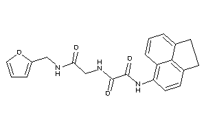 N'-acenaphthen-5-yl-N-[2-(2-furfurylamino)-2-keto-ethyl]oxamide