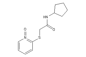 N-cyclopentyl-2-[(1-keto-2-pyridyl)thio]acetamide