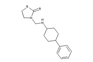 3-[[(4-phenylcyclohexyl)amino]methyl]thiazolidine-2-thione