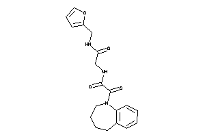 N-[2-(2-furfurylamino)-2-keto-ethyl]-2-keto-2-(2,3,4,5-tetrahydro-1-benzazepin-1-yl)acetamide