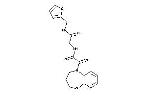 2-(3,4-dihydro-2H-1,5-benzothiazepin-5-yl)-N-[2-(2-furfurylamino)-2-keto-ethyl]-2-keto-acetamide