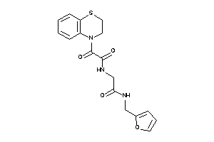 2-(2,3-dihydro-1,4-benzothiazin-4-yl)-N-[2-(2-furfurylamino)-2-keto-ethyl]-2-keto-acetamide