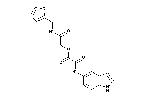 N-[2-(2-furfurylamino)-2-keto-ethyl]-N'-(1H-pyrazolo[3,4-b]pyridin-5-yl)oxamide