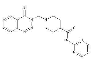 N-(2-pyrimidyl)-1-[(4-thioxo-1,2,3-benzotriazin-3-yl)methyl]isonipecotamide