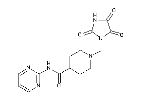 N-(2-pyrimidyl)-1-[(2,4,5-triketoimidazolidin-1-yl)methyl]isonipecotamide