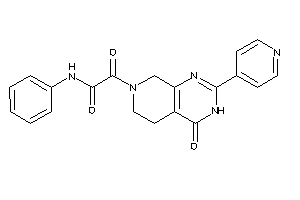 2-keto-2-[4-keto-2-(4-pyridyl)-3,5,6,8-tetrahydropyrido[3,4-d]pyrimidin-7-yl]-N-phenyl-acetamide