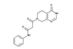 3-keto-3-(4-keto-3,5,6,8-tetrahydropyrido[3,4-d]pyrimidin-7-yl)-N-phenyl-propionamide