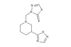 3-[[3-(1,2,4-oxadiazol-5-yl)piperidino]methyl]-1,3,4-thiadiazole-2-thione