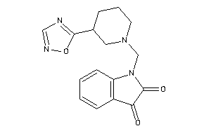 1-[[3-(1,2,4-oxadiazol-5-yl)piperidino]methyl]isatin