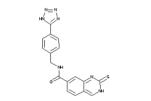 N-[4-(1H-tetrazol-5-yl)benzyl]-2-thioxo-3H-quinazoline-7-carboxamide