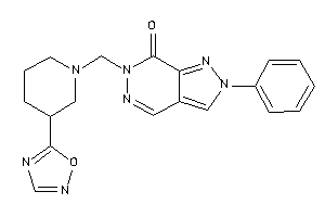 6-[[3-(1,2,4-oxadiazol-5-yl)piperidino]methyl]-2-phenyl-pyrazolo[3,4-d]pyridazin-7-one