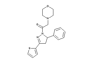 2-morpholino-1-[5-phenyl-3-(2-thienyl)-2-pyrazolin-1-yl]ethanone