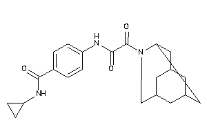 N-cyclopropyl-4-[(2-keto-2-BLAHyl-acetyl)amino]benzamide