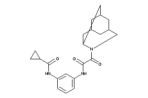 N-[3-[(2-keto-2-BLAHyl-acetyl)amino]phenyl]cyclopropanecarboxamide