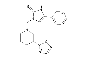 1-[[3-(1,2,4-oxadiazol-5-yl)piperidino]methyl]-4-phenyl-4-imidazoline-2-thione