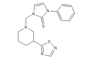 1-[[3-(1,2,4-oxadiazol-5-yl)piperidino]methyl]-3-phenyl-4-imidazoline-2-thione