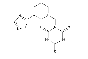 1-[[3-(1,2,4-oxadiazol-5-yl)piperidino]methyl]isocyanuric Acid