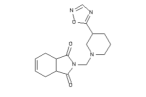 2-[[3-(1,2,4-oxadiazol-5-yl)piperidino]methyl]-3a,4,7,7a-tetrahydroisoindole-1,3-quinone