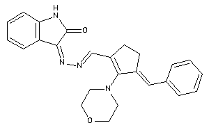 3-[(3-benzal-2-morpholino-cyclopenten-1-yl)methylenehydrazono]oxindole