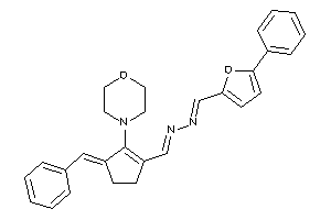 (3-benzal-2-morpholino-cyclopenten-1-yl)methylene-[(5-phenyl-2-furyl)methyleneamino]amine